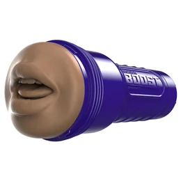 Fleshlight Boost Blow - élethű száj maszturbátor (barna)