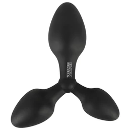Black Velvets - tripla anál plug (fekete)