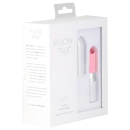 Pillow Talk Lusty - akkus, nyelves rúdvibrátor (pink)