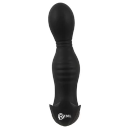 Rebel - távirányítós 2in1 prosztata vibrátor (fekete)