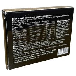 Titán Power Red - étrend kiegészítő férfiaknak (3db)