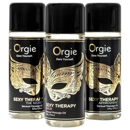 Orgie Sexy Therapy - érzéki masszázsolaj szett (3x30ml)