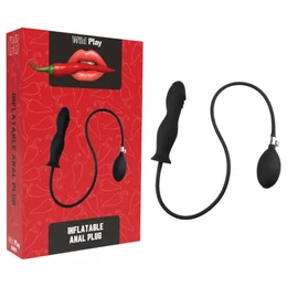 Wild Play - pumpálható anál plug (fekete)
