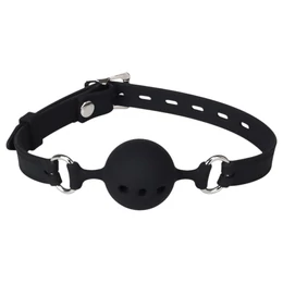 Wild Play - szilikon szájpecek (fekete)