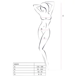 Passion BS043 - necc szett (fehér) - S-L