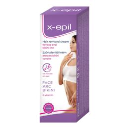 X-Epil - szőrtelenítő krém arcra/bikini vonalra (40ml)