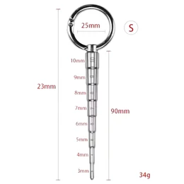 Rozsdamentes acél dilátor - S (ezüst)