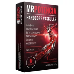 MrPotencia Hardcore Vascular - étrend kiegészítő kapszula férfiaknak (6db)