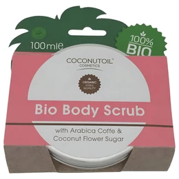 Coconutoil - Bio Testradír Kávéval &amp; Kókuszvirágcukorral (100ml)