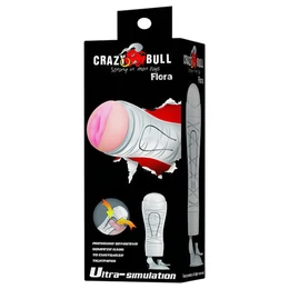 Crazy Bull - tapadókorongos maszturbátor (natúr)