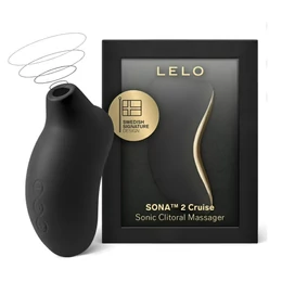 LELO Sona 2 Cruise - hanghullámos csiklóizgató (fekete)