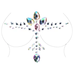 Le Désir - csillogó dekoltázs matrica (szivárvány)