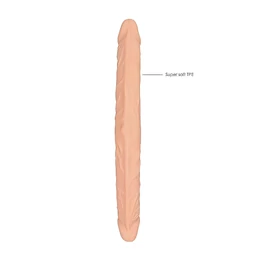 RealRock Double Dong 14 - dupla dildó (36cm) - natúr