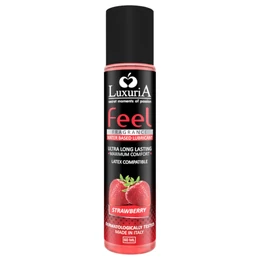 LuxuriA Feel Strawberry - vízbázisú síkosító - eper (60ml)
