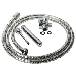 Shower Enema - alumínium intim zuhany szett (ezüst)