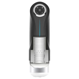 JamyJob - fel-le mozgó, rezgő maszturbátor (fekete)