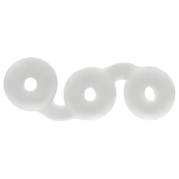 Perfect Fit Triple - péniszgyűrű trió (fehér)