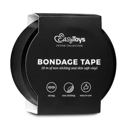 Easytoys - bondage tape - fekete (20m)