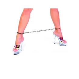 Rimba - hosszú láncos, acél bokabilincs (ezüst) - 2 db