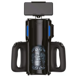 LETEN SM 500 - fel-le mozgó maszturbátor telefon tartóval (fekete)