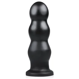 BUTTR Tactical III - tapadókorongos dildó (fekete)