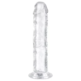 EasyToys - zselés dildó - 16cm (átlátszó)