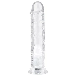 EasyToys - zselés dildó - 18cm (átlátszó)