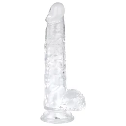 EasyToys - herés dildó - 13,5cm (átlátszó)