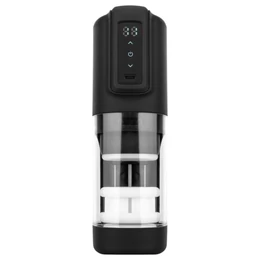 CRUIZR CX10 - forgó, fel-le mozgó maszturbátor (fekete)