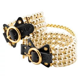 Allure - gyöngyös bokabilincs (fekete)