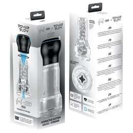 Kiiroo feel Pocket &amp; PowerBlow - interaktív maszturbátor (átlátszó)