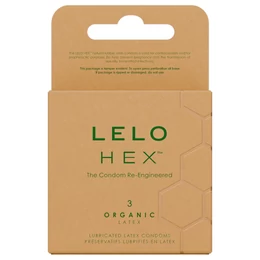 LELO Hex Organic - potencia óvszer (3db)