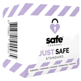 SAFE Just Safe - standard óvszer - vanília (5db)