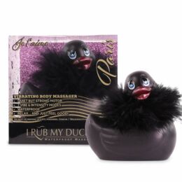 My Duckie Paris 2.0 - játékos kacsa vízálló csiklóvibrátor (fekete)