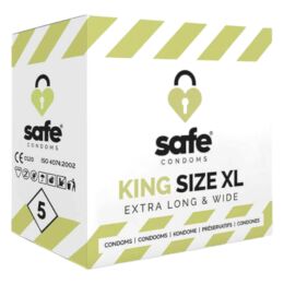 SAFE King Size XL - extra nagy óvszer (5db)