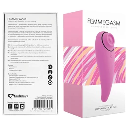 FEELZTOYS Femmegasm - akkus 2in1 csikló vibrátor (pink)