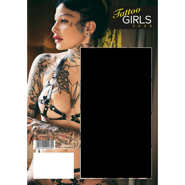 Tattoo Girls - tetovált női naptár - 2026