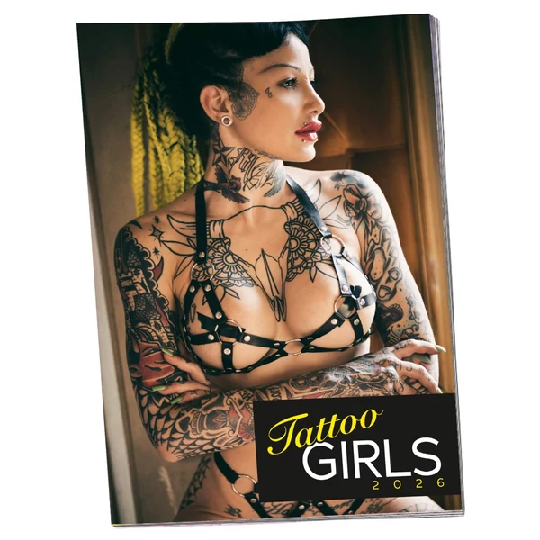 Tattoo Girls - tetovált női naptár - 2026 (10db)