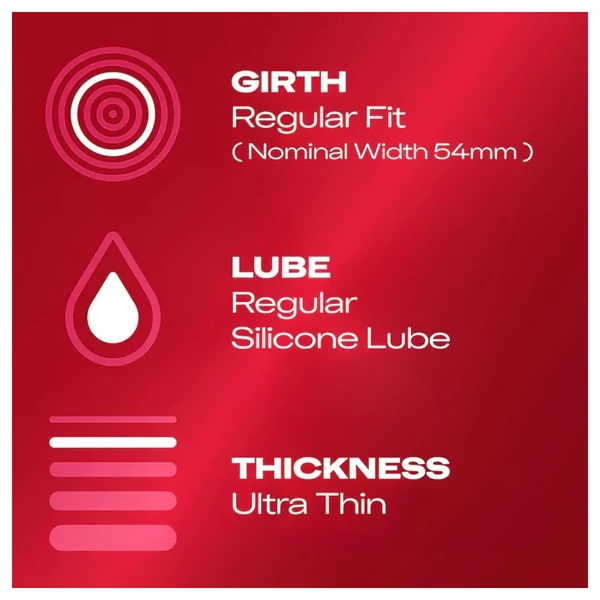 Durex Feel Ultra Thin - ultra élethű óvszer (10db)