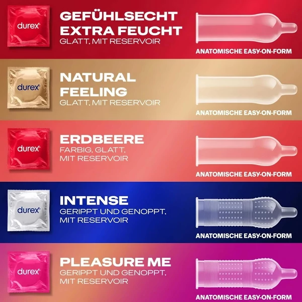 Durex Love Mix - óvszer csomag (40db)