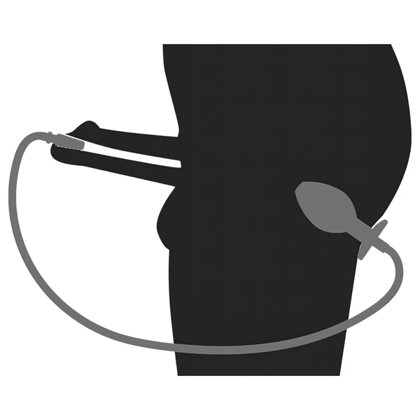 Piss to Ass Plug - üreges anál plug húgycső tágítóval