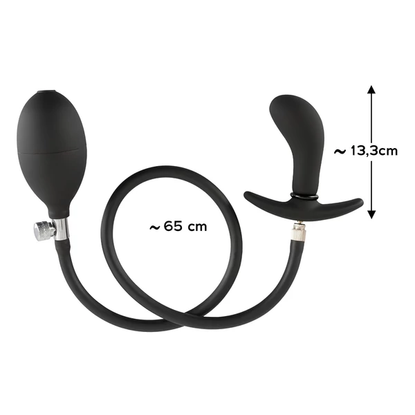 You2Toys - pumpálható, anál tágító plug (fekete)