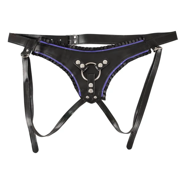 You2Toys Strap-on - felcsatolható dildó (fekete-lila)