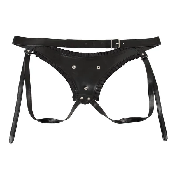 You2Toys Strap-on - felcsatolható dildó (fekete-lila)