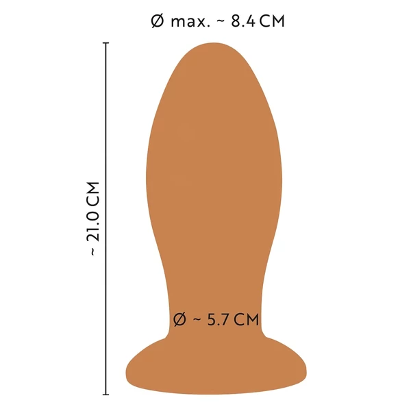 ANOS - nagy anál plug (narancs)