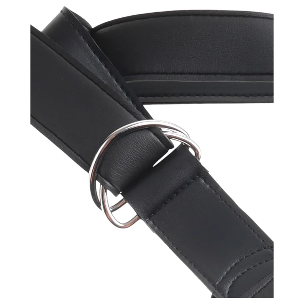 King Cock 7 - felcsatolható dildó hámmal (fekete)