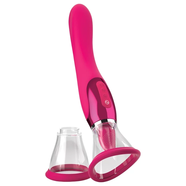 JimmyJane Apex - nyelves 2in1 vibrátor (pink)