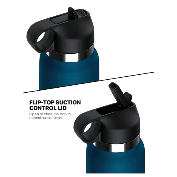 Fuck Flask Private Pleaser - műpunci kulacsban (kék-barna)