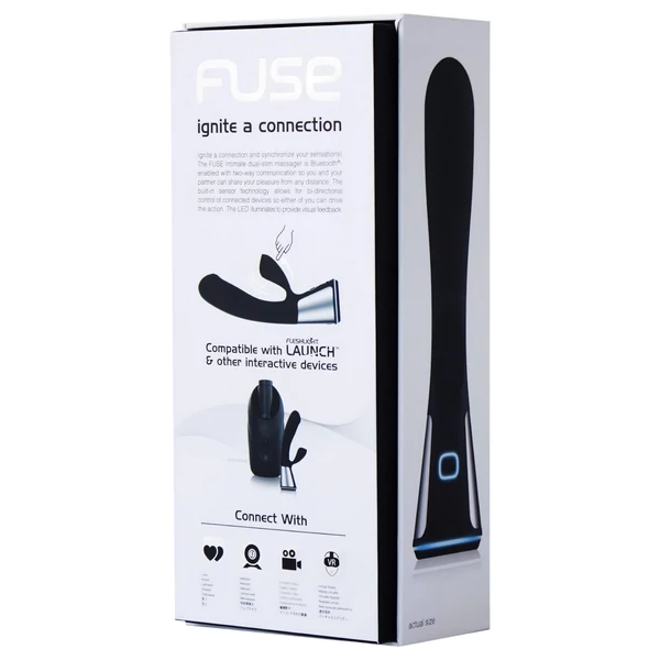 Fleshlight OHMIBOD Kiiroo - okos csiklókaros vibrátor (fekete)