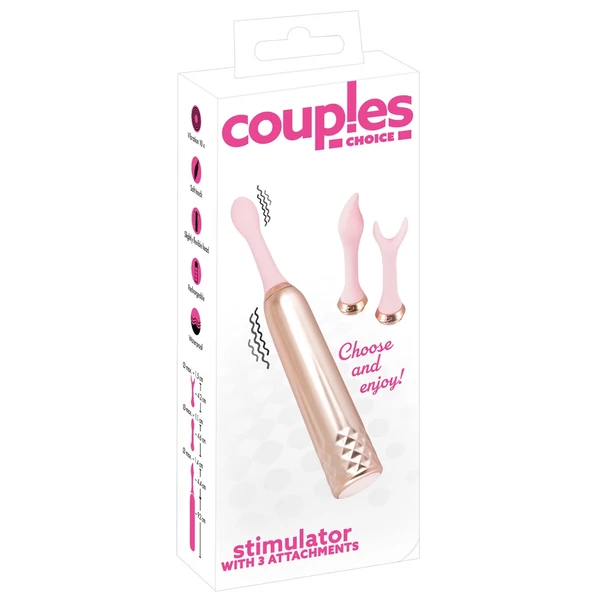 Couples Choice - akkus, csiklóvibrátor szett (3 részes)